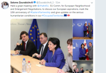 ზურაბიშვილმა ევროკომისარს ოკუპირებულ ტერიტორიებზე არსებულ მძიმე ჰუმანიტარულ მდგომარეობაზე მიაწოდა ინფორმაცია