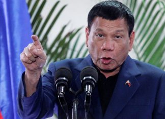 ფილიპინების პრეზიდენტმა პოლიციას უბრძანა, კარანტინის წესების დამრღვევები დახვრიტონ