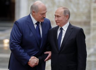ბელორუსის აქციებთან დაკავშირებით ლუკაშენკომ და პუტინმა ტელეფონით ისაუბრეს