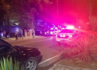 სროლა ქობულეთში. თვითმხილველების თქმით გასროლა სუსის ავტომობილიდან მოხდა