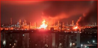 უკრაინელებმა სარატოვის ნავთობგადამამუშავებელ ქარხანაზე კიდევ ერთი იერიში მიიტანა