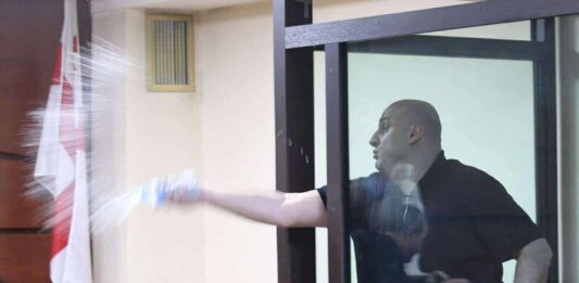 მელიას მოსამართლისთვის წყლის შესხმისთვის 1.5-წლიანი პატიმრობა შეეფარდა