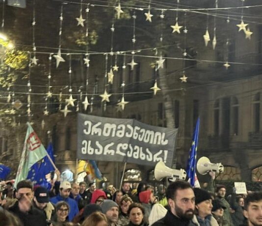 აქციის მონაწილეები ახალი წლის ღამის შეხვედრას რუსთაველის გამზირზე გეგმავენ