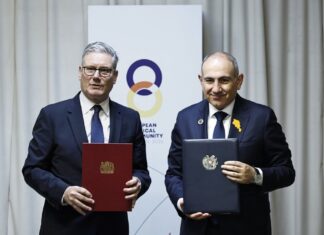 სომხეთმა და დიდმა ბრიტანეთმა სტრატეგიული პარტნიორობის შეთანხმებას მოაწერეს ხელი