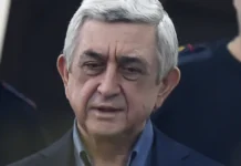 სასამართლომ სომხეთის ყოფილ პრეზიდენტ სარგსიანს ქვეყნის დატოვება აუკრძალა