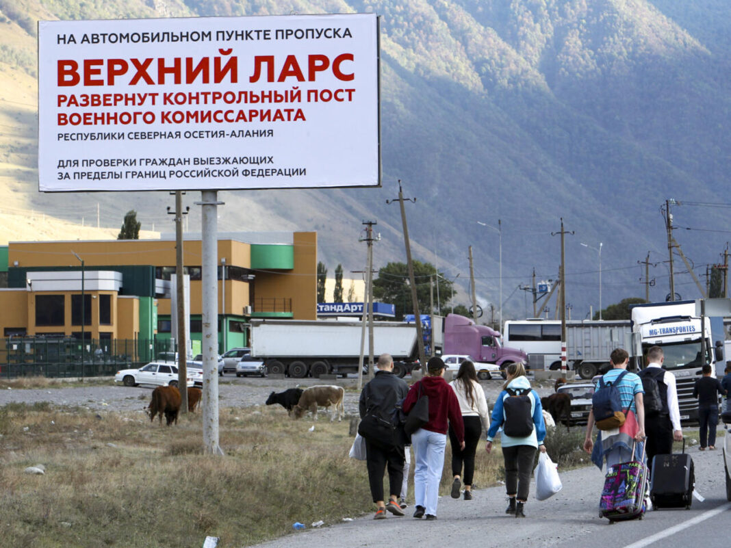 Russia Fleeing Mobilization